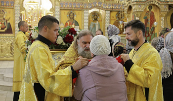 Воскресная Литургия в Александро-Невском соборе Кургана