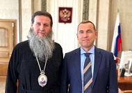 Митрополит Даниил и губернатор Вадим Шумков обсудили восстановление храмов и проблемы миграции