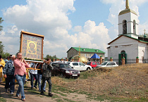 В Богоявленский храм села Утятское вернулась чудотворная икона