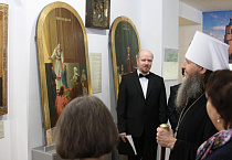 Митрополит Даниил открыл в Кургане экспозицию «Таинственный мир русских икон»