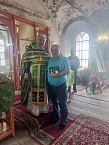 В Никольском храме села Усть-Суерское прошло праздничное богослужение