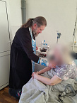 В праздник Сретения зауральский священник посетил хоспис