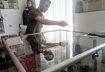 В Кургане ученики православной школы побывали в военно-патриотическом центре «Звезда»