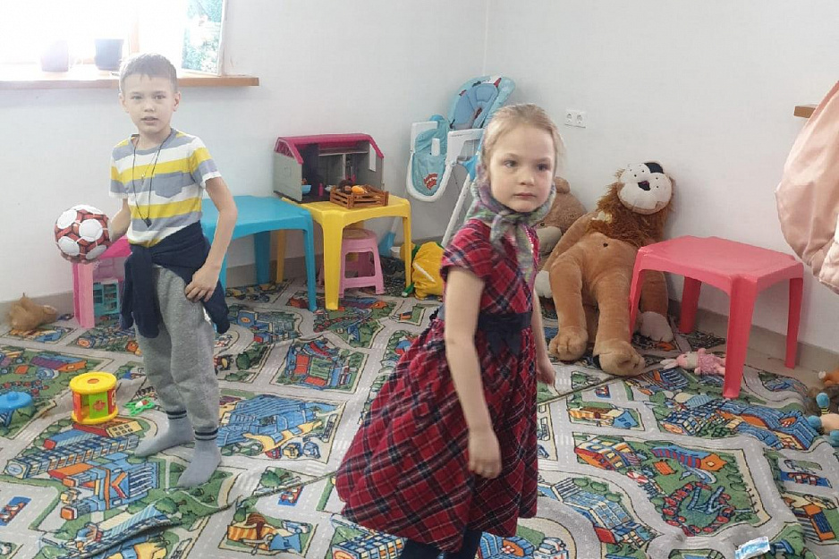 В Богоявленском соборе города Кургана в воскресные дни действует детская комната и работает воскресная школа