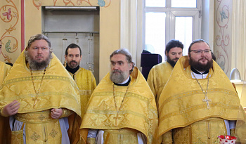 Митрополит Даниил встретил своё 60-летие Литургией в Александро-Невском соборе Кургана