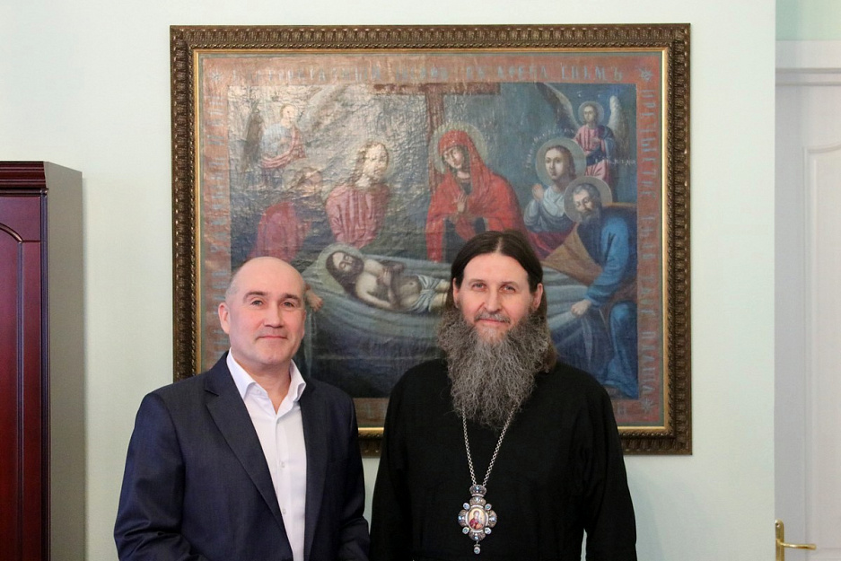 Митрополит Даниил обсудил перспективы сотрудничества с директором ГТРК «Курган»