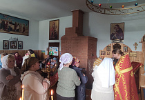 В сельском храме Зауралья отпраздновали Пасху