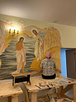 В Троицком соборе Кургана приступили к росписи нижнего храма