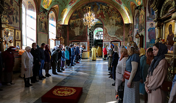 Литургия в день памяти прпп. Антония и Феодосия Печерских