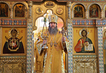 Митрополит Даниил в день своего тезоименитства возглавил торжественные богослужения в главном соборе Кургана
