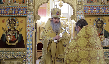 Литургия в день памяти свт. Агафангела исп., митр. Ярославского