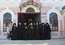 Митрополит Даниил впервые совершил Литургию в Успенском Далматовском монастыре