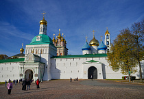 Митрополит Даниил сослужил Святейшему Патриарх Кириллу в день торжеств памяти преподобного Сергия Радонежского