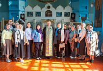 В храме села Гладковское побывали участники педагогического семинара
