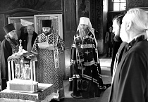 Митрополит Даниил совершил литию во вторник Первой седмицы Великого поста