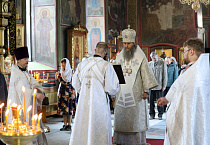 Митрополит Даниил совершил Божественную литургию в Лазареву субботу