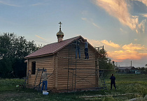 В селе Сетовное Макушинского района на часовне пророка Илии установлен купол
