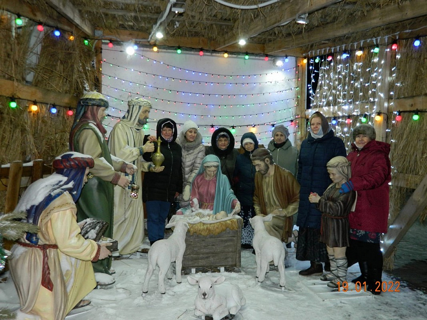В праздник Крещения Господня курганские паломники побывали в селе Частоозерье