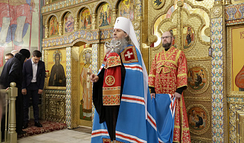 Литургия в день обре́тения мощей блгв. кн. Даниила Московского