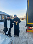 В Кургане священнослужители участвовали в отправке гуманитарного груза