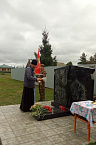 В Зауралье священник из Черемухово освятил памятник погибшим спецназовцам