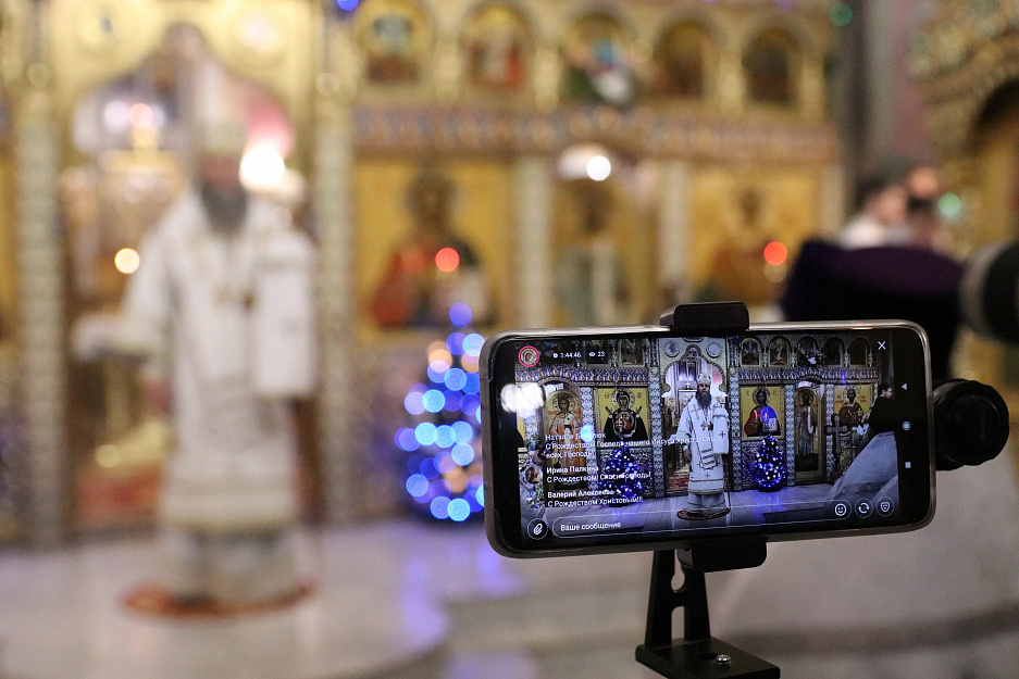 Ночное рождественское богослужение в главном храме Кургана будет транслироваться онлайн