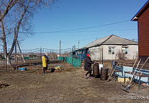 В Зауралье сельский храм готовится к Пасхе