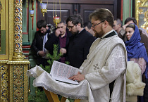 Митрополит Даниил возглавил празднование Рождества Христова в Александро-Невском соборе