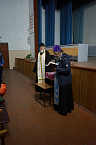 В Варгашах священники благословили мобилизованных защитников Отечества