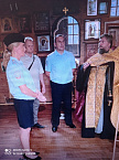 Сотрудники УМВД России по Курганской области посетили Георгиевский храм на Увале
