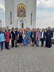 У Троицкого собора в Кургане появились клумбы с цветами