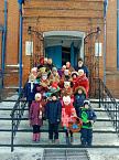Дети из воскресной школы села Введенское поздравили прихожан с началом масленичной седмицы