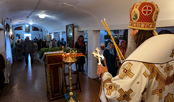 Литургия в день Владимирской иконы Божией Матери