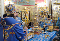 Митрополит Даниил совершил Литургию в престольный праздник Александро-Невском собора Кургана  