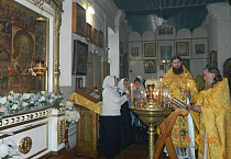 Курганские паломники встретили праздник святителя Николая в селе Утятском