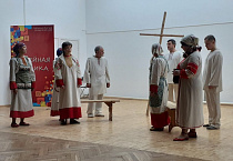 Епархиальный театр-студия "Образ" выступил в Курганском областном краеведческом музее 