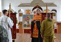 В Мокроусовском районе икону Георгия Победоносца крестным ходом перенесли в храм его имени