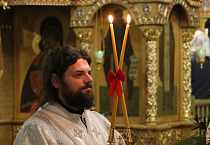 В Рождественский сочельник митрополит Даниил совершил Великое Повечерие и утреню в Александро-Невском соборе
