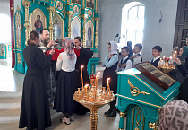 Православные гимназисты Кургана побывали в мужском монастыре