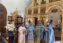 Курганский храм отметил 120-летие явления Порт-Артурской иконы «Торжество Пресвятой Богородицы»