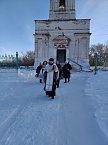 В Зауралье сельские школьники участвовали в чине освящения вод