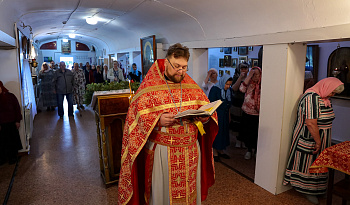 Литургия в день Владимирской иконы Божией Матери