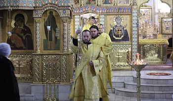 Божественная Литургия в Александро-Невском соборе г. Кургана