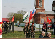 В селе Гладковском День Победы отметили молитвой и митингом