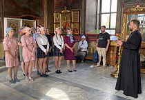 Воспитанницы Куртамышского специального учреждения посетили кафедральный собор Кургана