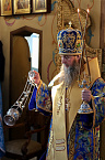 Митрополит Даниил совершил праздничную Литургию в день Сретения Господня