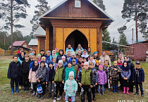 Курганские православные гимназисты провели День здоровья в лесном посёлке Старый Просвет
