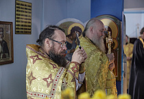 Архиерейское богослужение состоялось в Покровском храме села Колташёво