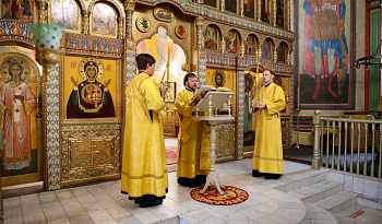 Литургия в день Иконы Божией Матери Боголюбская