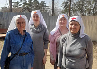 Сёстры милосердия нескольких курганских храмов ежедневно дежурят в ПВР лагеря Островского